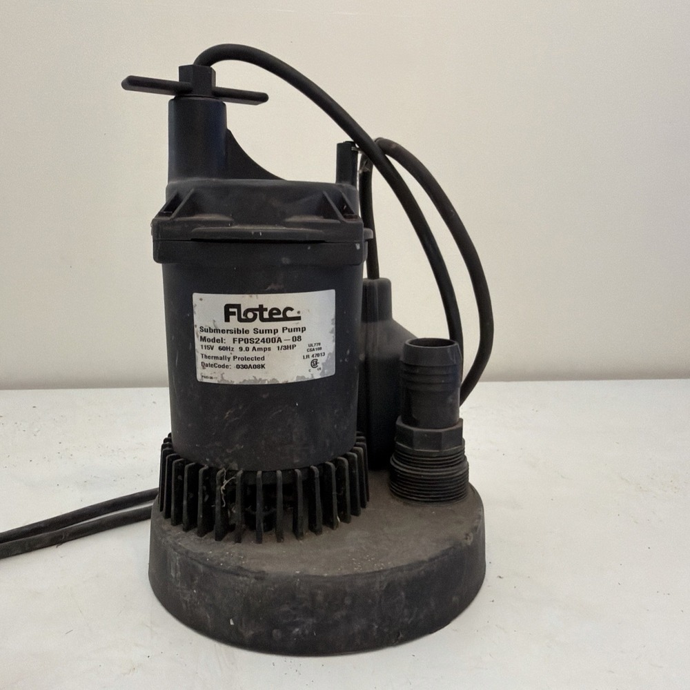 FLOTEC Automatic Submersible Sump Pump 1/3 HP - FP0S2400A-08